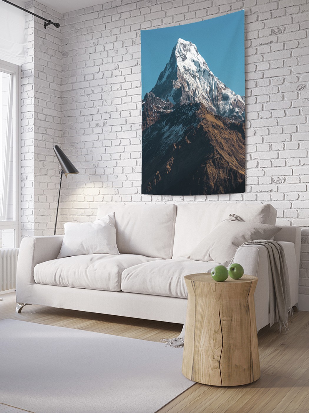 

Вертикальное фотопанно на стену JoyArty Неприступная гора 150x200 см, Неприступная гора