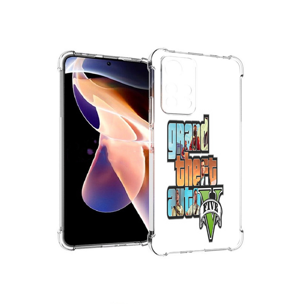 

Чехол MyPads Tocco для Xiaomi Redmi Note 11 Pro игра гта (PT224811.282.373), Прозрачный, Tocco