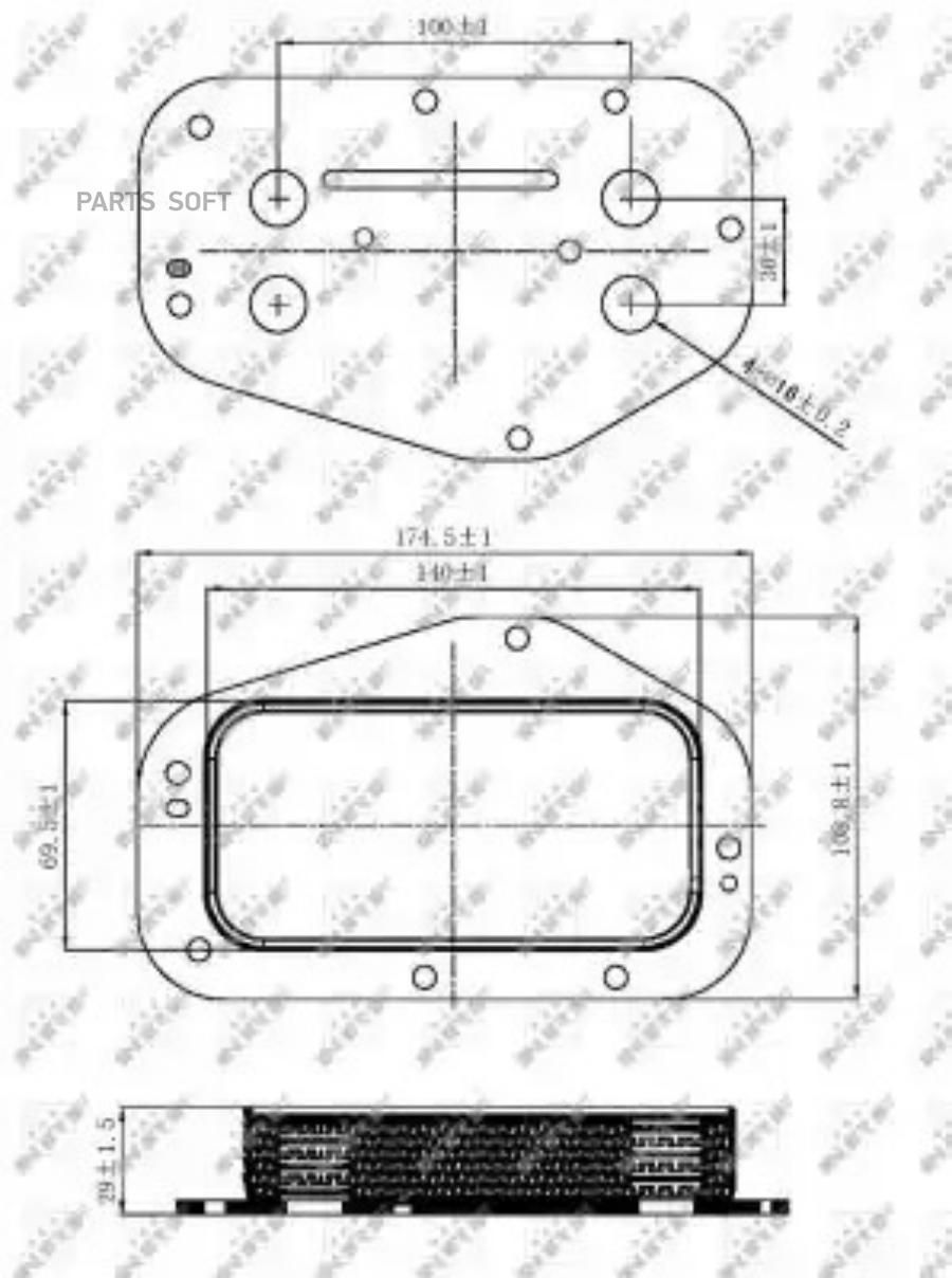 

Кулер масл.OPEL ZAFIRA B (05-) 1.6 i 16V|OPEL ZAFIRA B (05-) 1.8 i 16V|OPEL ZAFIRA C (11-