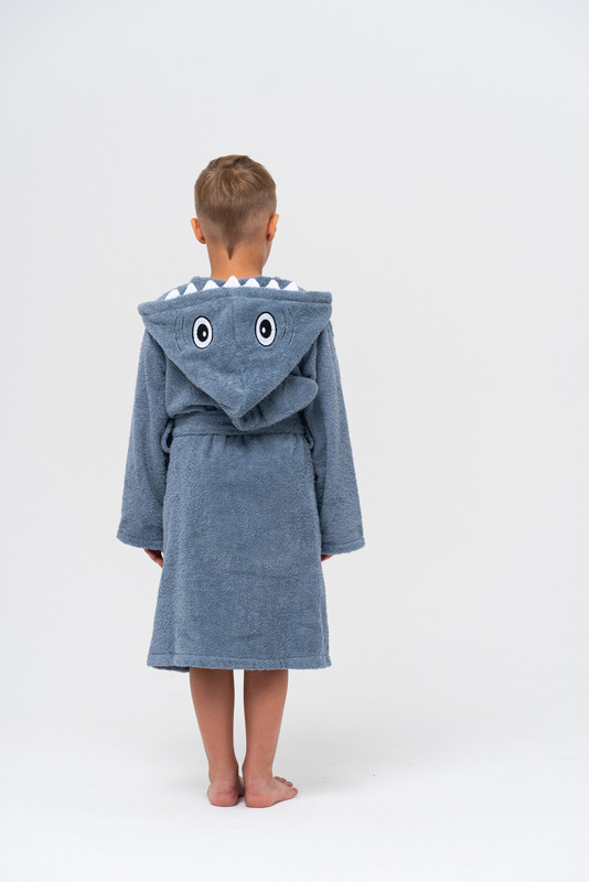 Халат детский Winkiki WH111 цв. серый р. 116