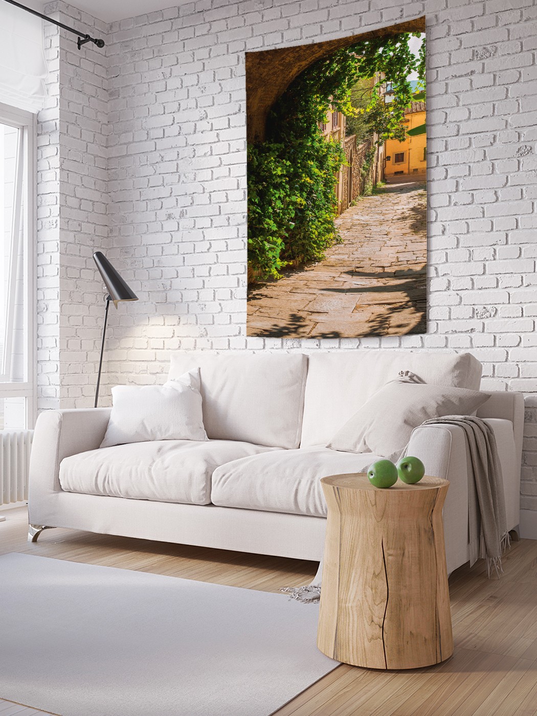 

Вертикальное фотопанно на стену JoyArty Тихий переулок 150x200 см, Тихий переулок