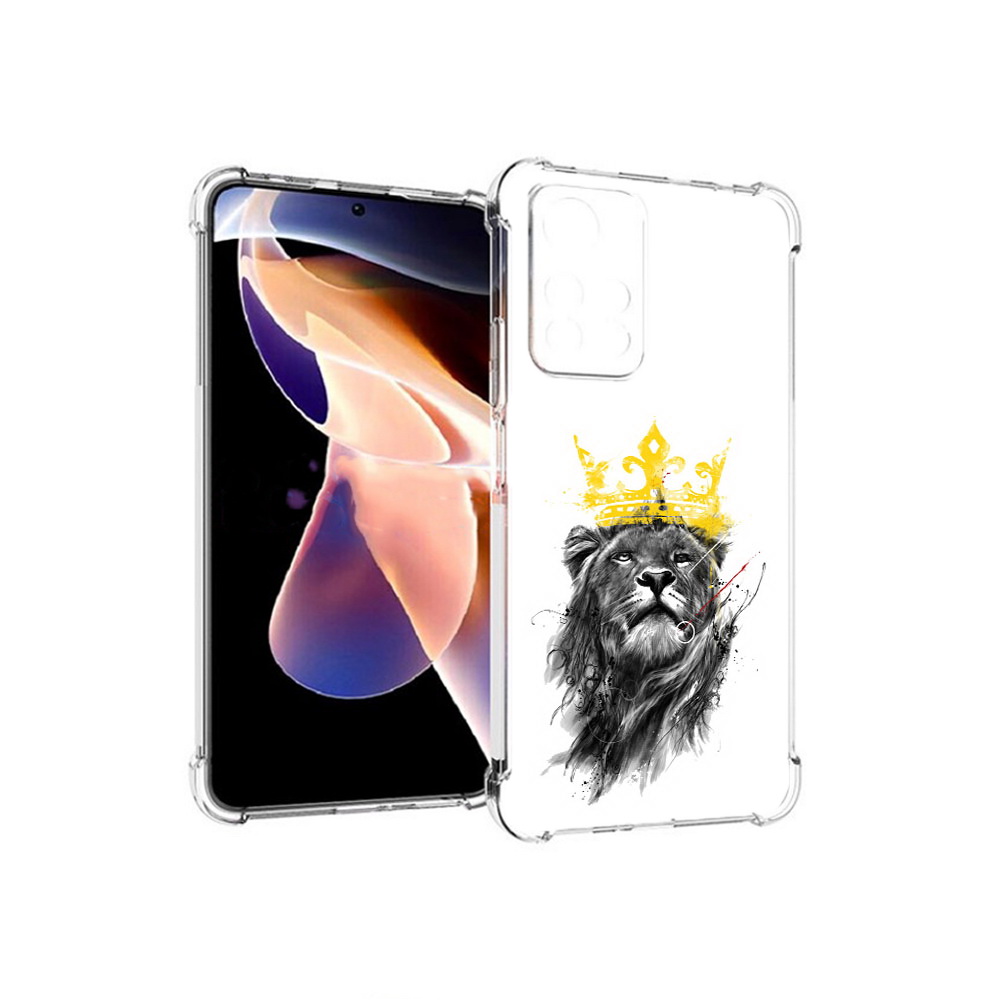 

Чехол MyPads Tocco для Xiaomi Redmi Note 11 Pro король-лев (PT224811.282.391), Прозрачный, Tocco