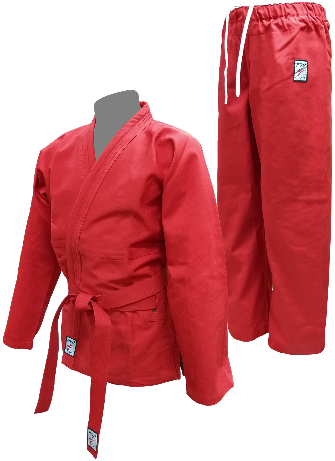 Кимоно (костюм) РЭЙ-СПОРТ для Универсального боя, 36, красное