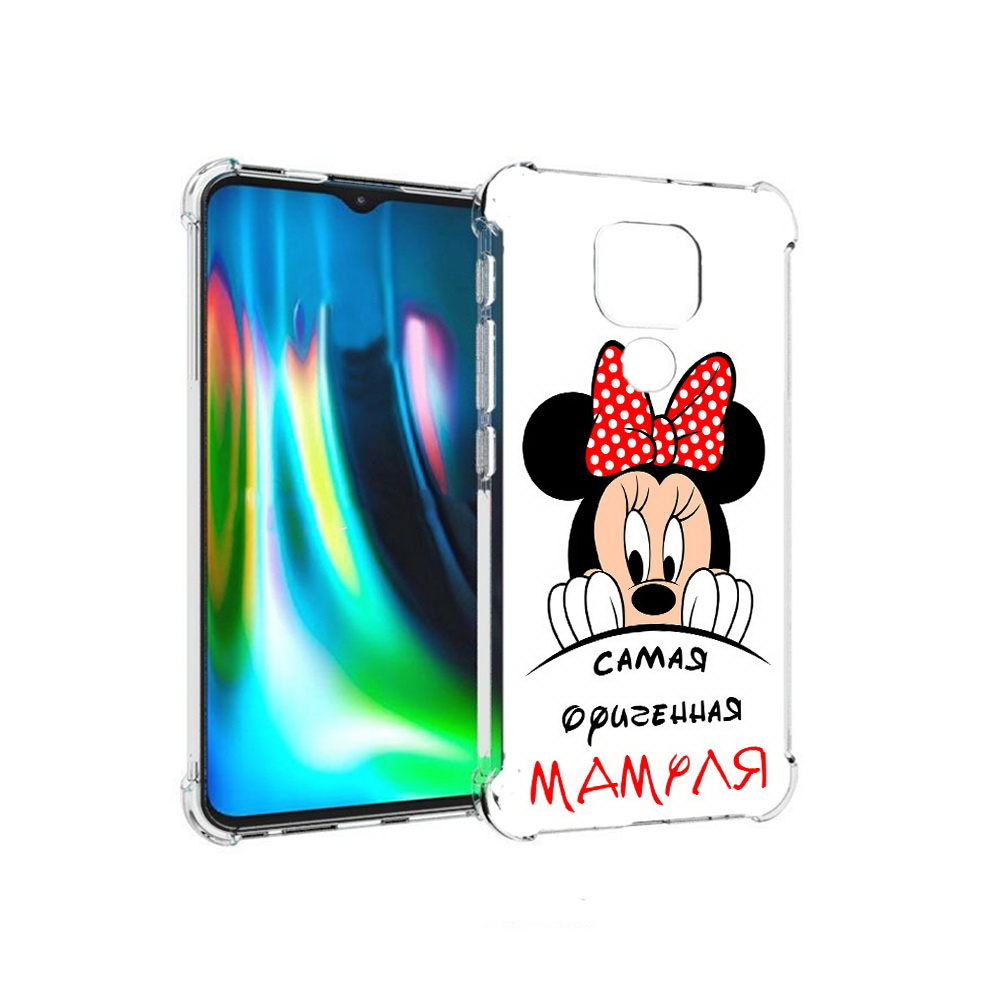 

Чехол MyPads Tocco для Motorola Moto E7 Plus Самая лучшая мамуля Мини Маус, Прозрачный, Tocco