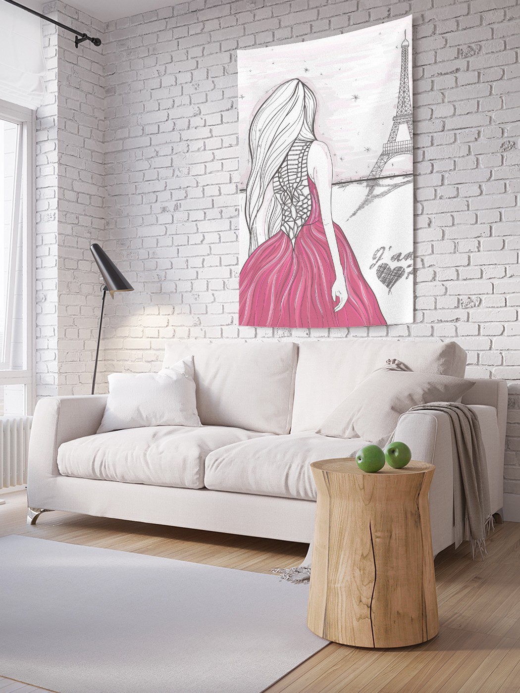 

Вертикальное фотопанно на стену JoyArty Прекрасная дама в Париже 150x200 см, Прекрасная дама в Париже