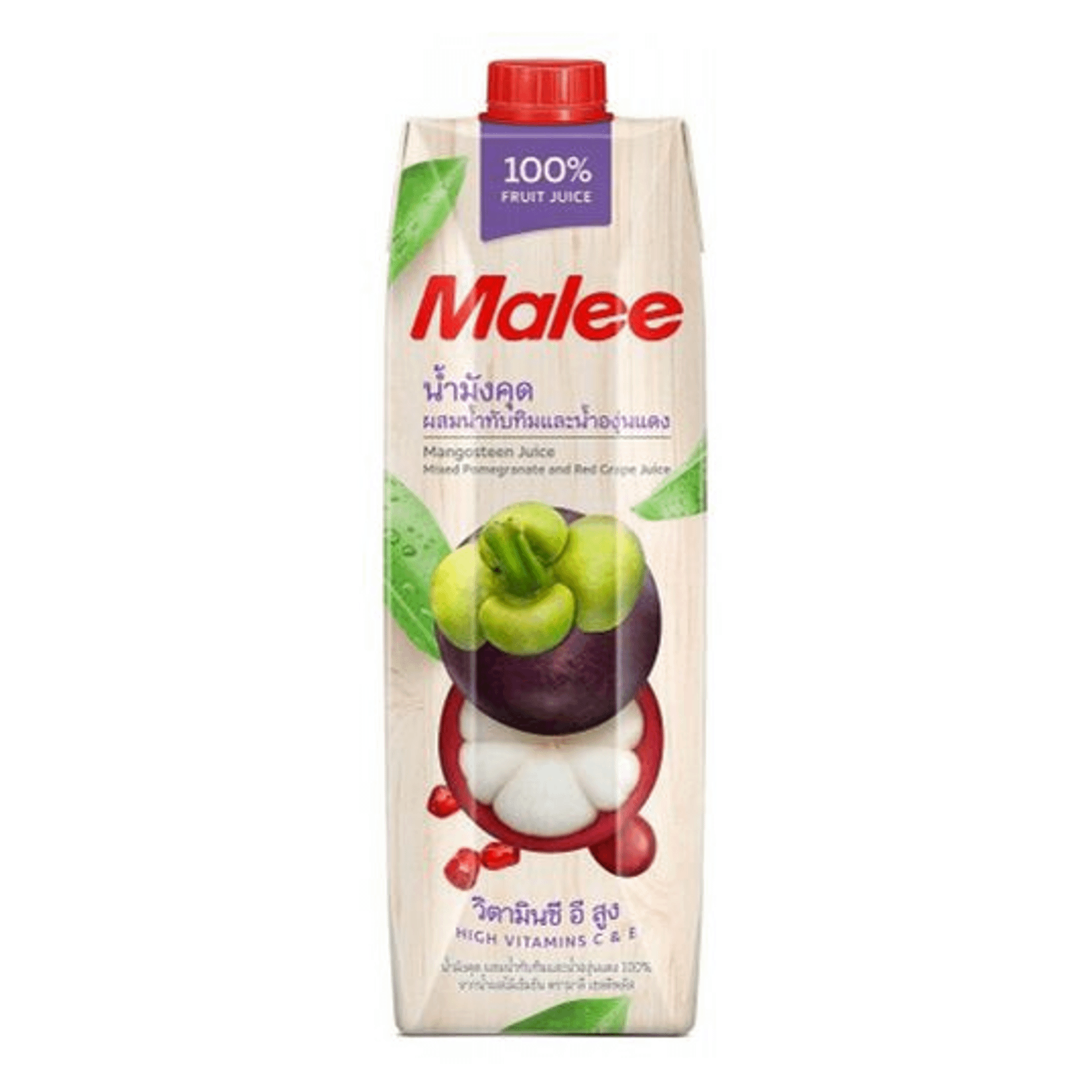 

Сок Мангостин, Гранат, Виноград 100% Malee, 1000 мл, Таиланд