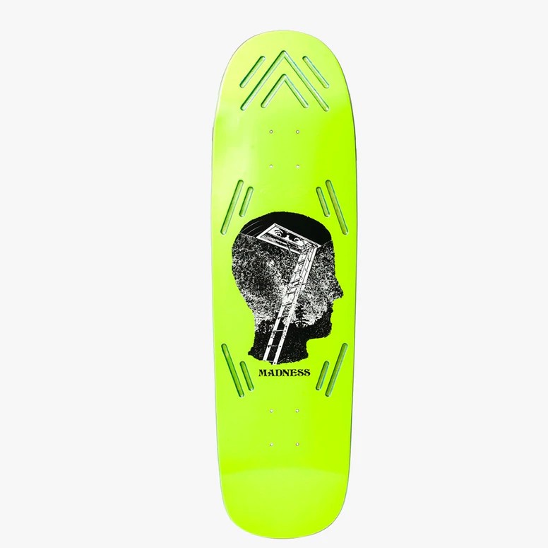 

Дека для скейтборда MADNESS Out Of Mind R7 Neon Yellow 9.13 дюйм 2022