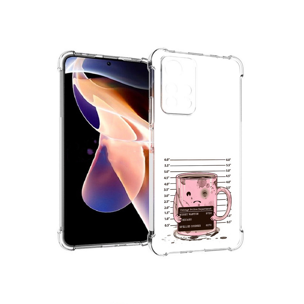 

Чехол MyPads Tocco для Xiaomi Redmi Note 11 Pro кружка (PT224811.282.420), Прозрачный, Tocco