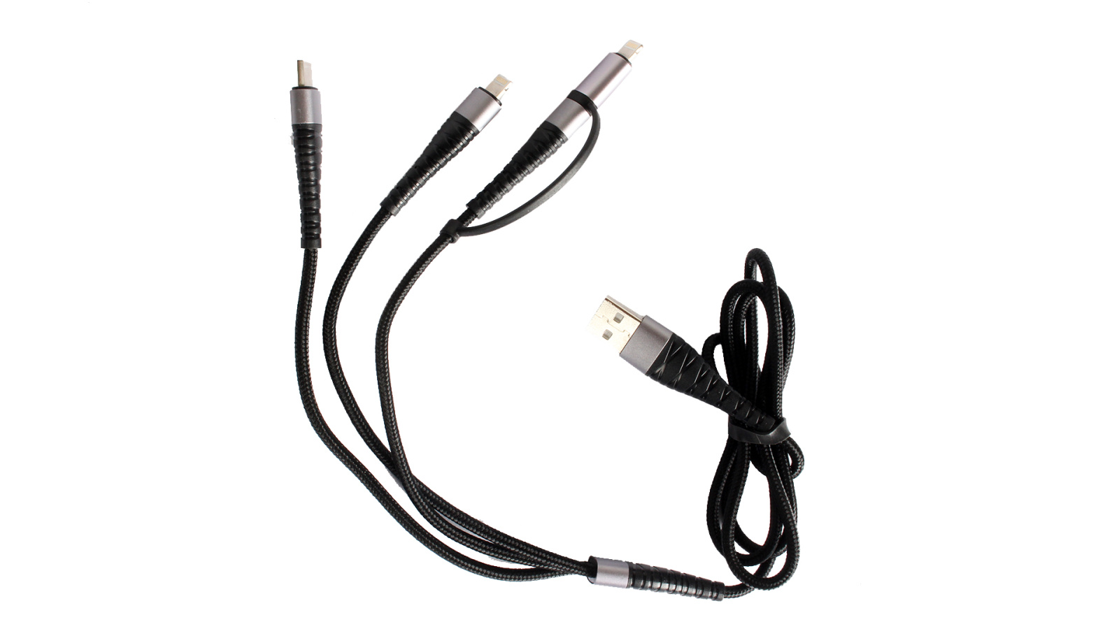 Кабель зарядный Borofone 4в1 5A 1м