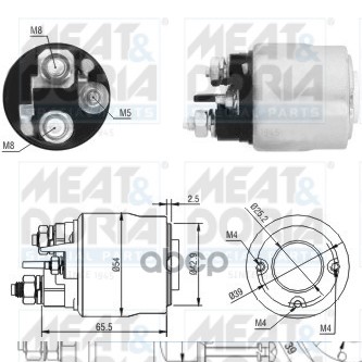 

Втягивающее реле стартера MEAT & DORIA 46017