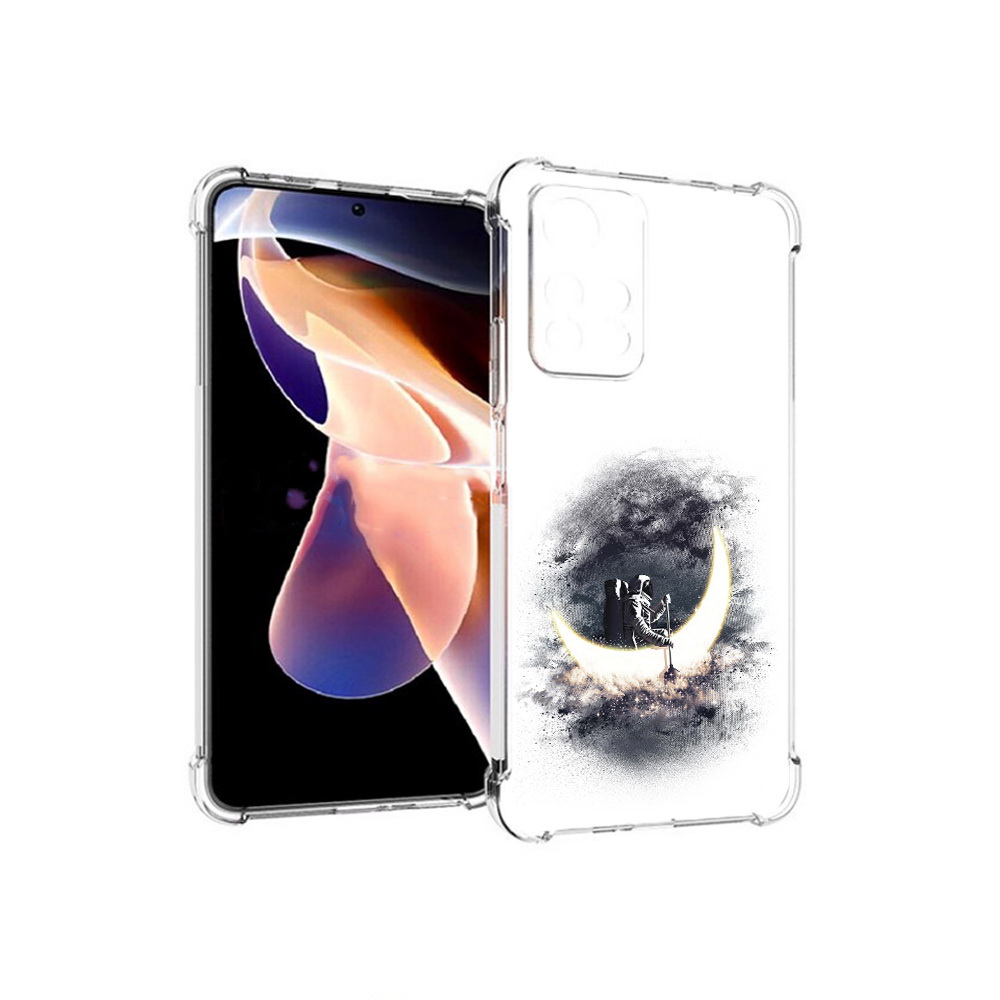 

Чехол MyPads Tocco для Xiaomi Redmi Note 11 Pro лунный путешественник (PT224811.282.448), Прозрачный, Tocco