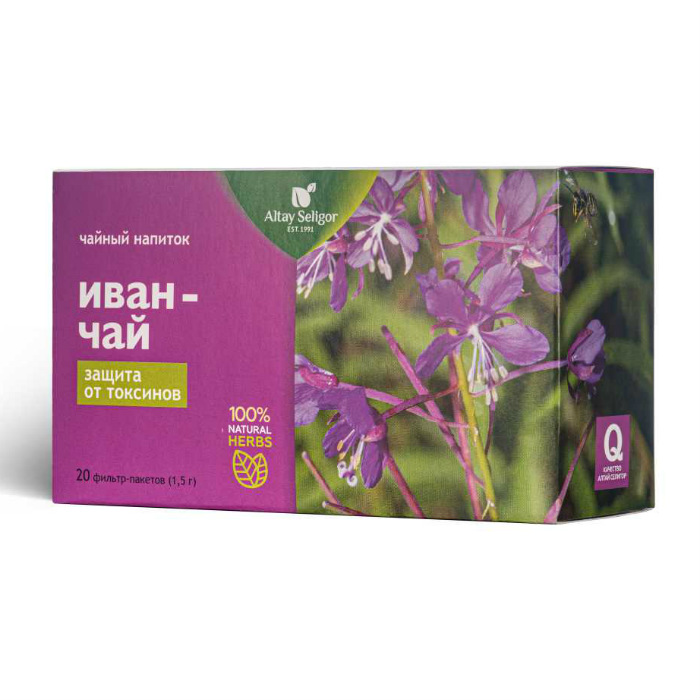 

Напиток чайный Altay Seligor Иван-чай фильтр-пакеты 1,5 г 20 шт.