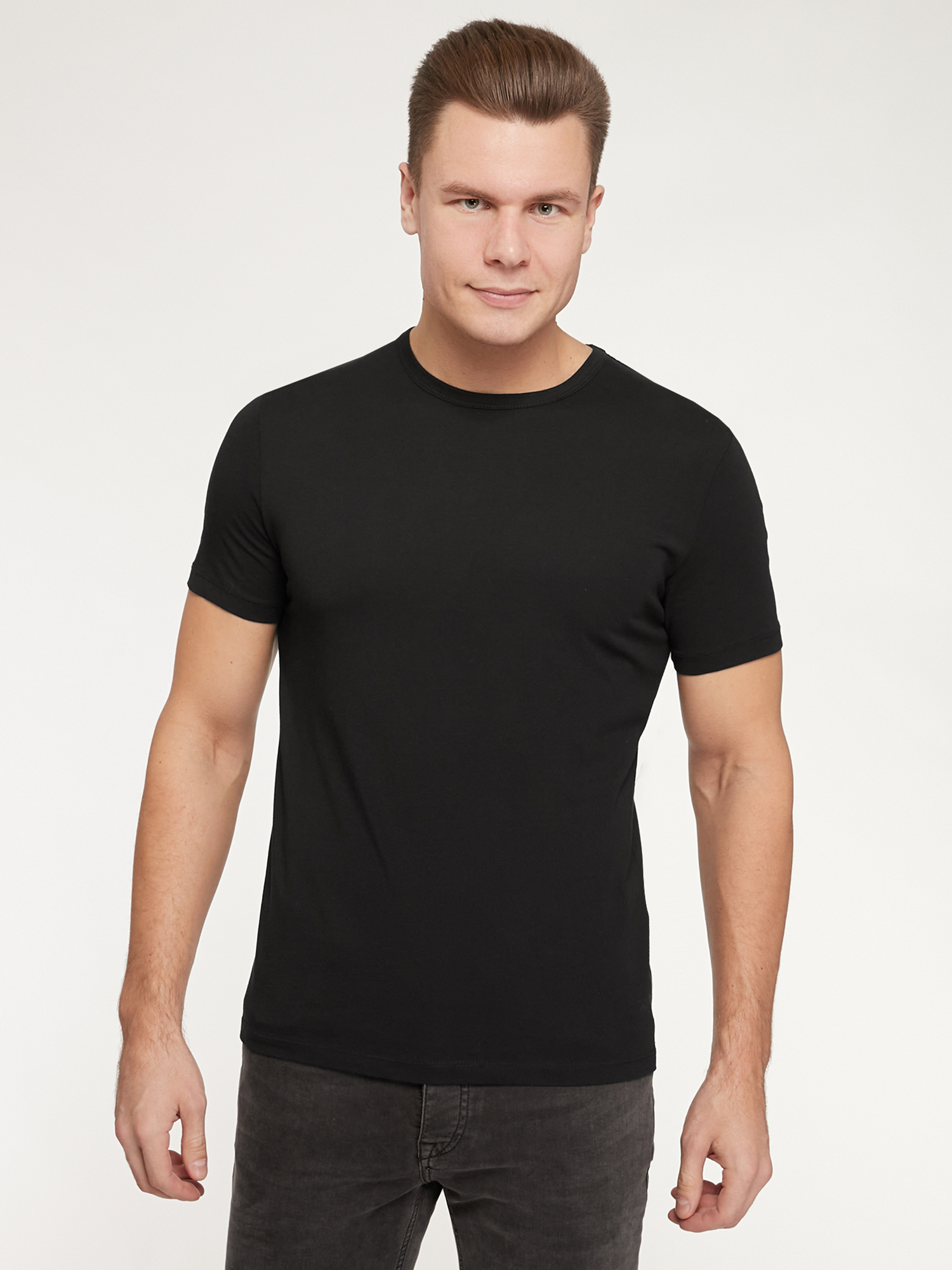 

Футболка мужская oodji 5L621008M черная XL, 5L621008M