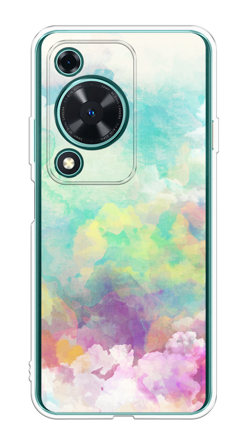 

Чехол на Huawei Nova Y72 "Воздушное небо", Белый;голубой;розовый;желтый, 6123650-1