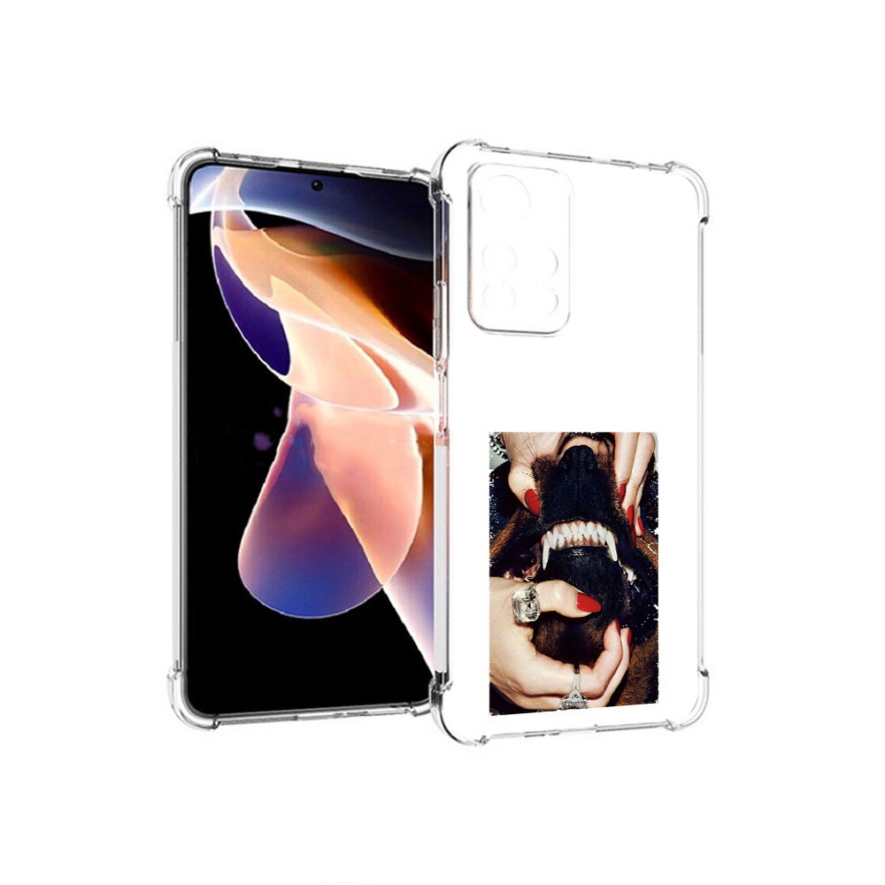 

Чехол MyPads Tocco для Xiaomi Redmi Note 11 Pro маникюр (PT224811.282.457), Прозрачный, Tocco