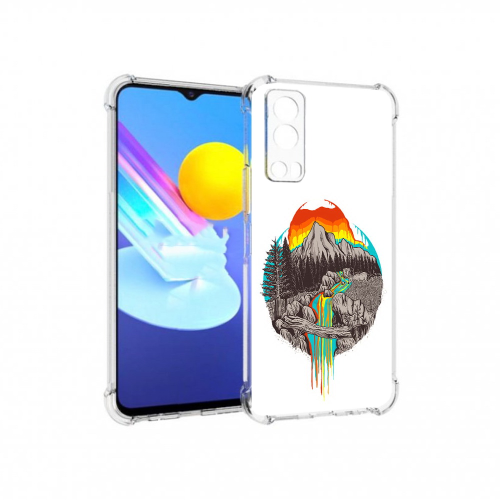 

Чехол MyPads Tocco для Vivo Z3 Радужный водопад (PT226973.411.144), Прозрачный, Tocco