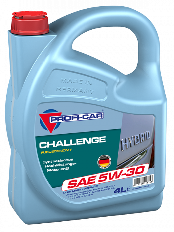 Моторное масло Profi-car синтетическое PROF CHALLENGE 5W30 API SN/CF ACEA A5/B5 4л