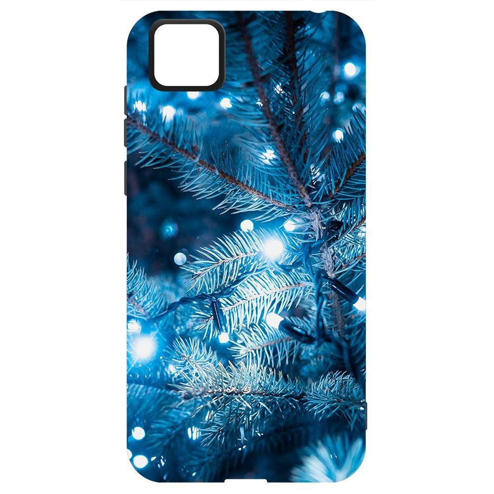 

Чехол-накладка Krutoff Софт Кейс Гирлянда для Honor 9S/ Y5p черный