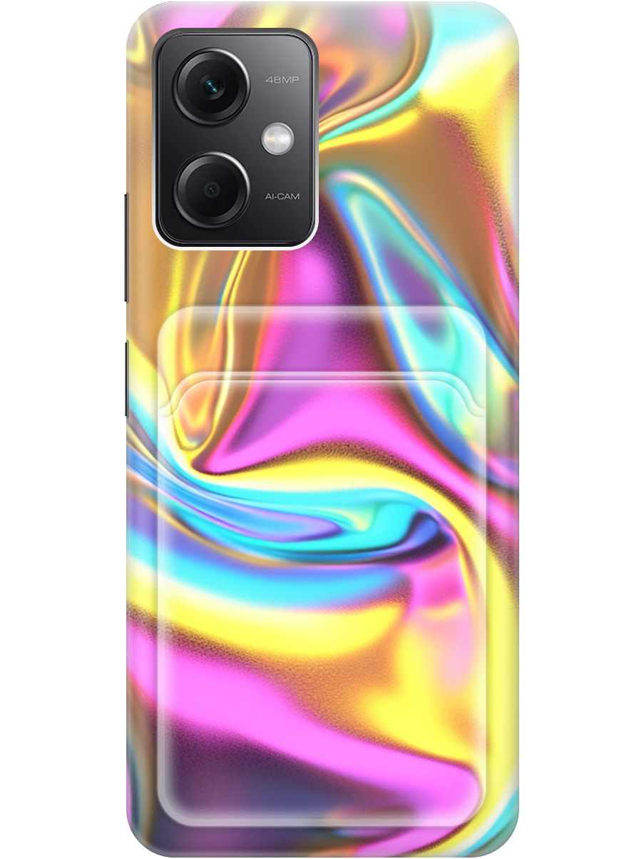 

Силиконовый чехол на Xiaomi Redmi Note 12 с принтом с карманом для карты прозрачный 789527, Желтый;фиолетовый;прозрачный, 762098331