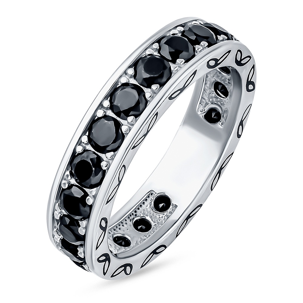 

Кольцо из серебра р.  585Gold 701012929, фианит\эмаль, 701012929