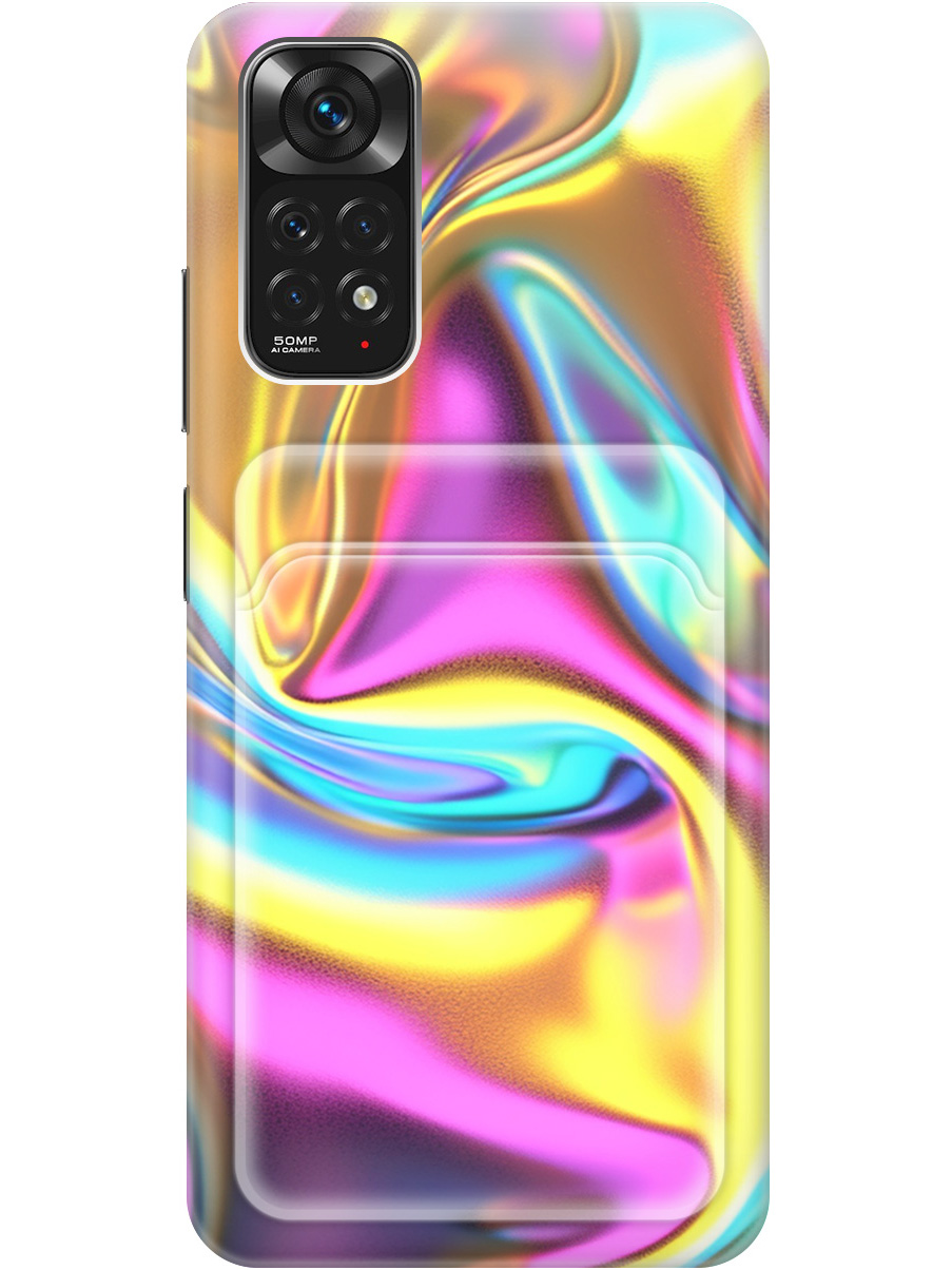 

Силиконовый чехол на Xiaomi Redmi Note 11 / Note 11S с принтом 789532, Желтый;фиолетовый;прозрачный, 735250231