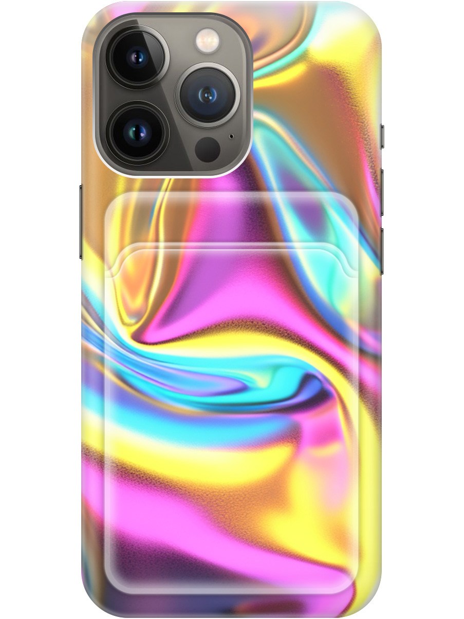 

Силиконовый чехол на Apple iPhone 13 Pro Max с принтом 789537, Желтый;фиолетовый;прозрачный, 732247331