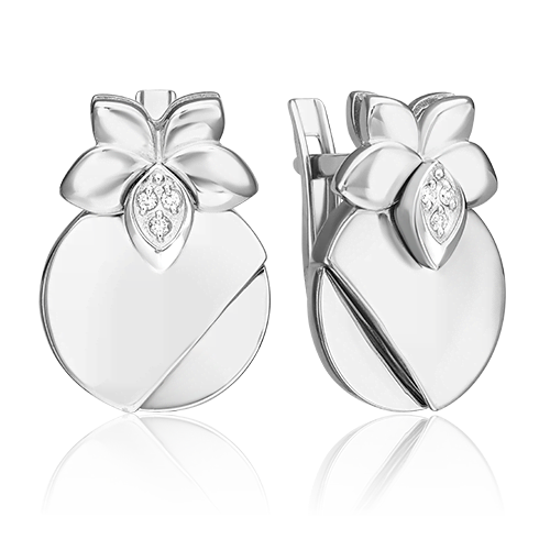 

Серьги из золота PLATINA jewelry 02-5017-00-101-1120, бриллиант, 02-5017-00-101-1120