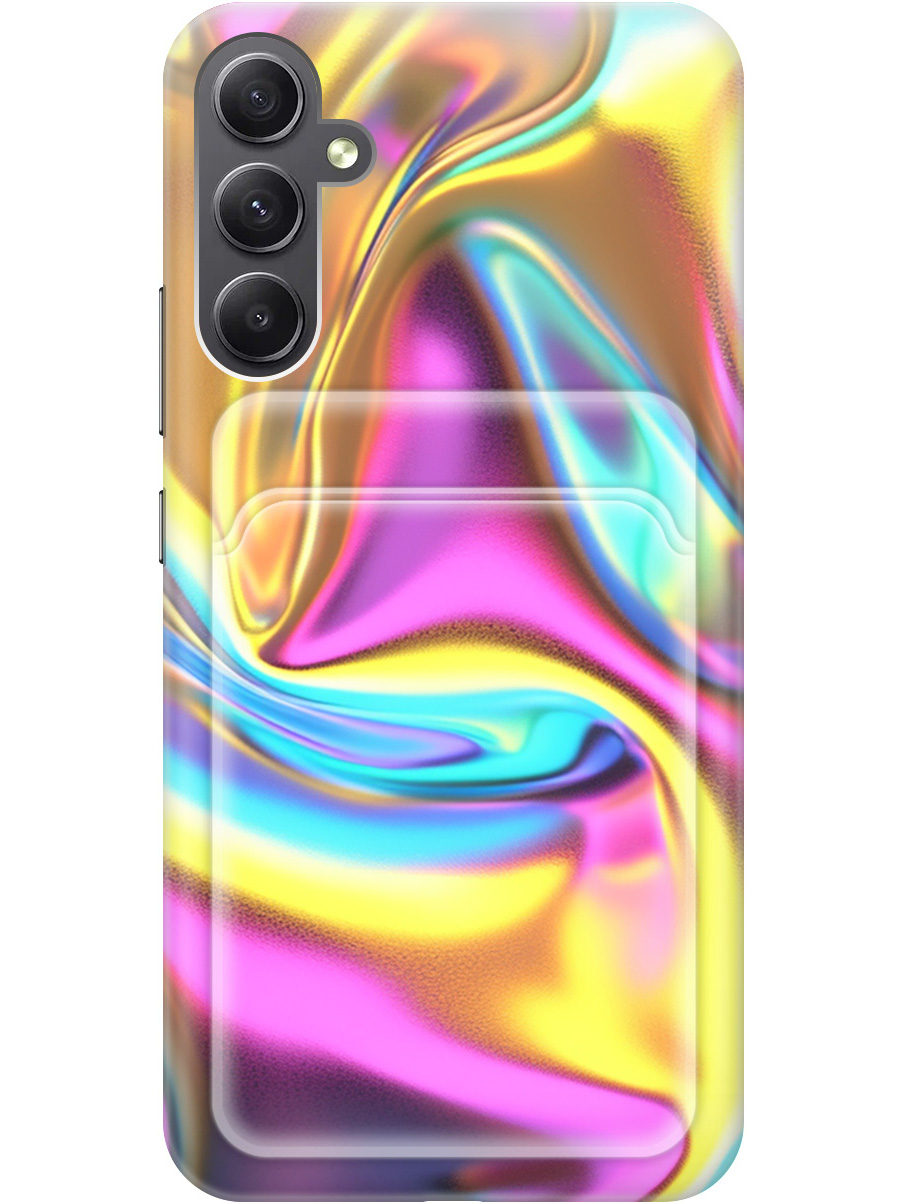 

Силиконовый чехол на Samsung Galaxy A34 5G с принтом 789550, Желтый;фиолетовый;прозрачный, 769297531