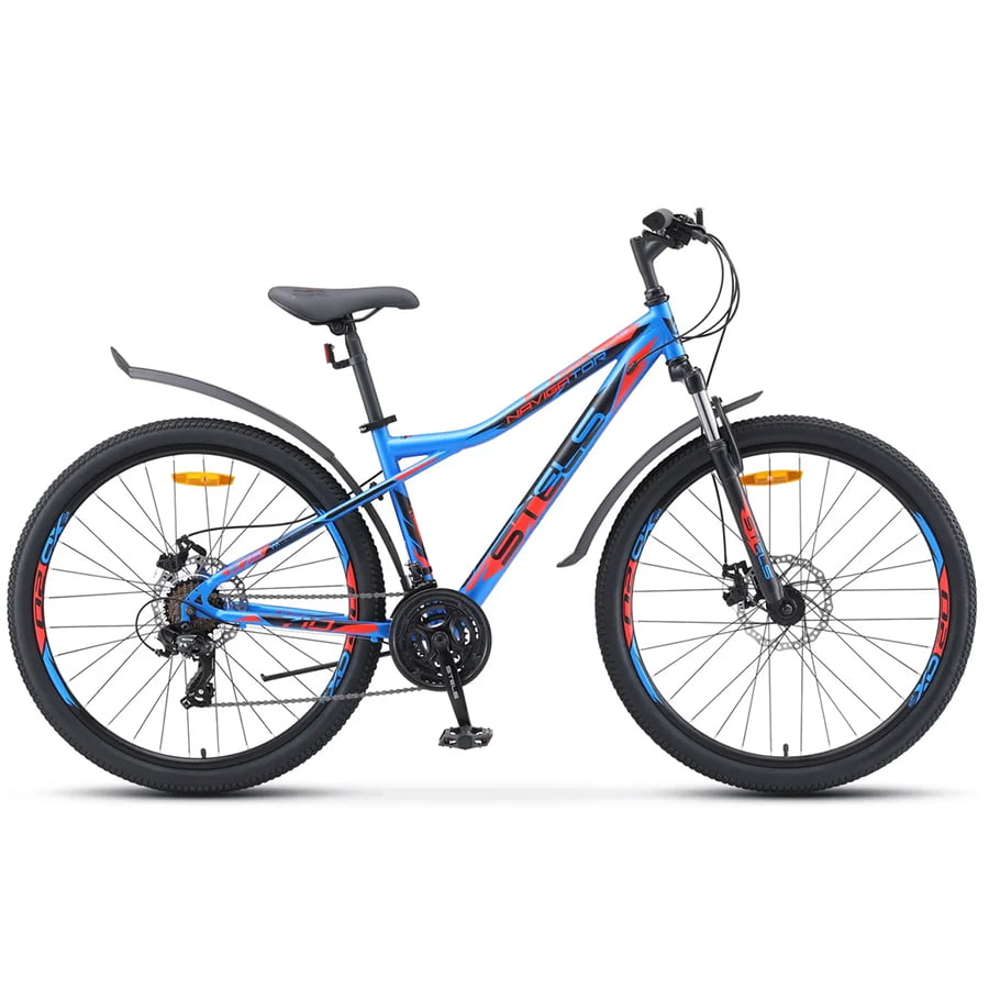 Велосипед Stels Navigator 710 MD V020 Синий Черный Красный 27.5d LU093864 18