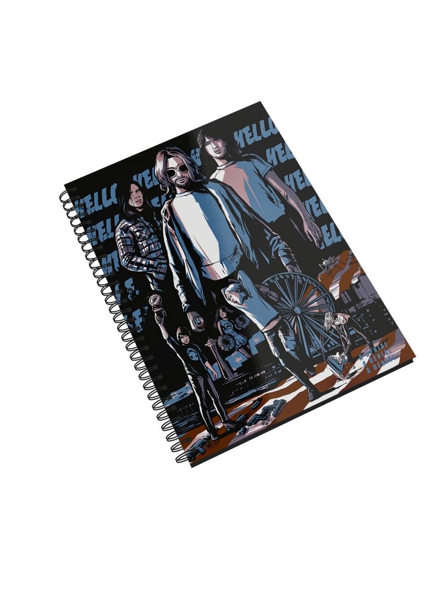 

Блокнот СувенирShop "Nirvana/Нирвана/Кобейн" NP-MGNR5-A5/1 A5 48 листов, NP-MGNR5-A5/1