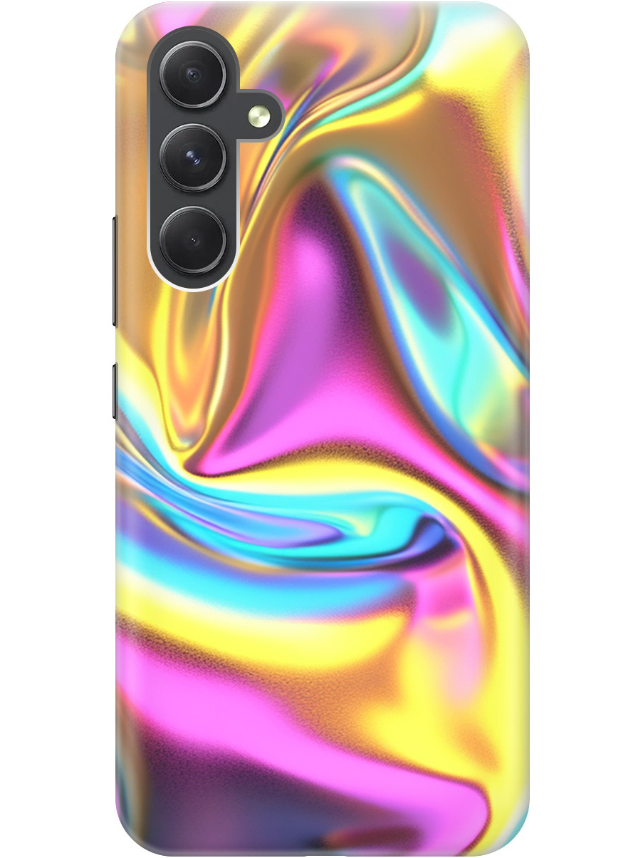 

Силиконовый чехол на Samsung Galaxy A54 5G с принтом "Ультрафиолетовая абстракция", Прозрачный;желтый;фиолетовый, 769297631
