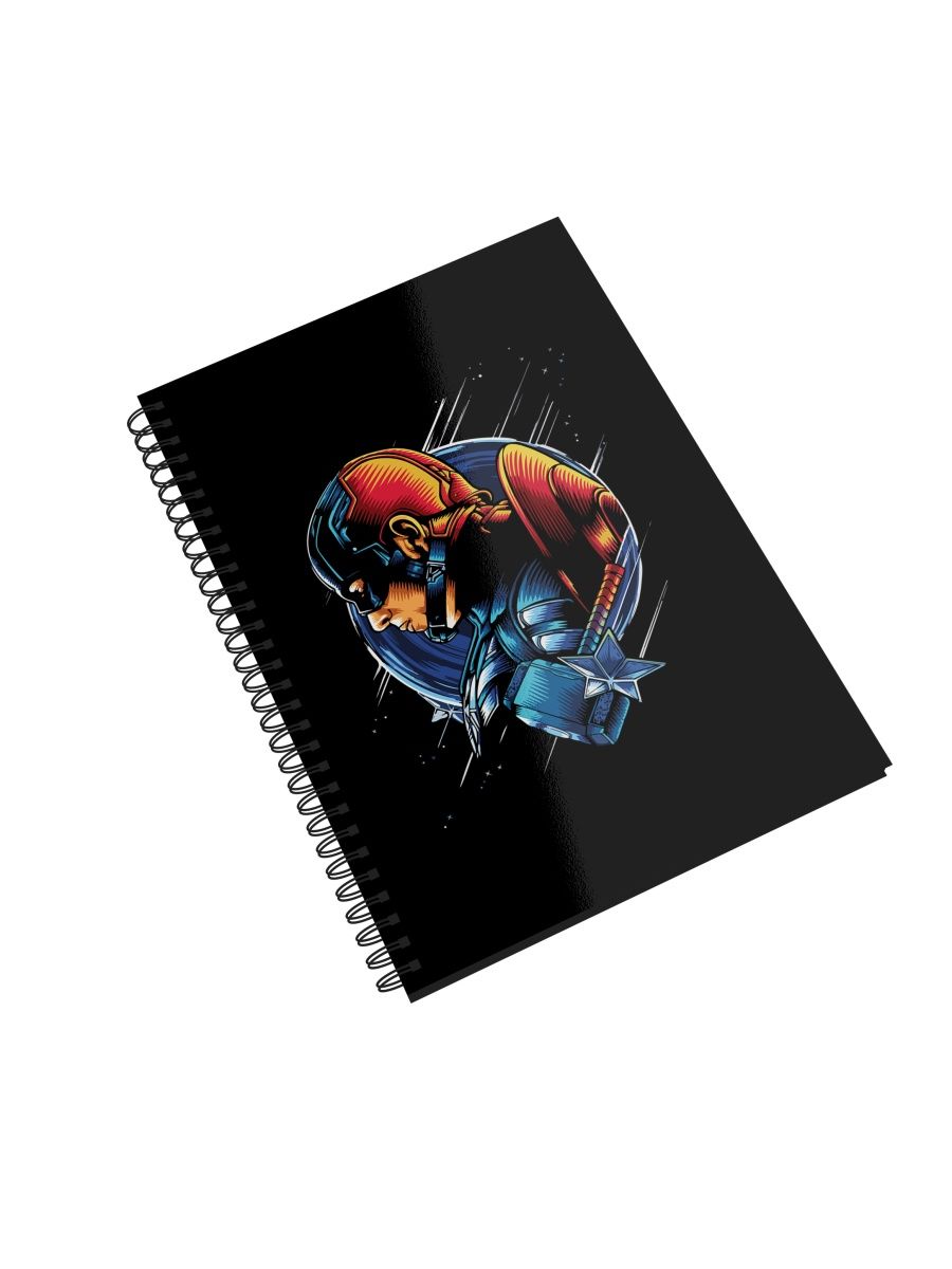 

Блокнот СувенирShop "Капитан Америка/Captain America" NP-MVKA2-A5/1 A5 48 листов, NP-MVKA2-A5/1