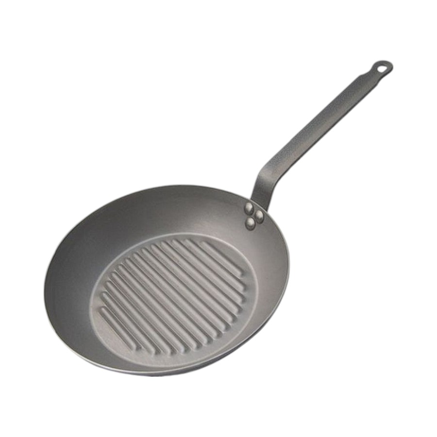 

Сковорода-гриль De buyer Carbone Plus 30 см, Черный, Звезды общепита-Сковороды1-8
