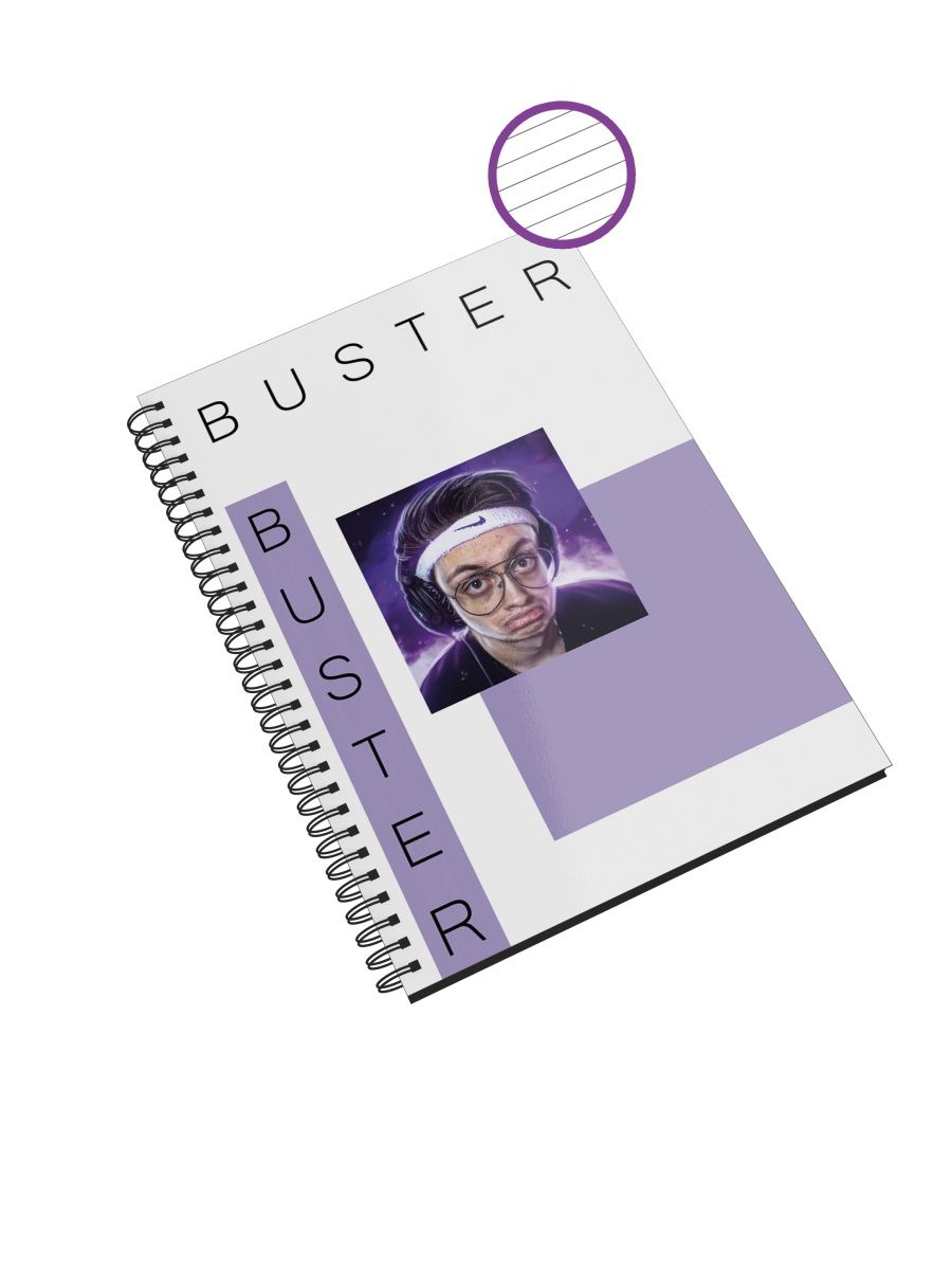 

Блокнот СувенирShop "Buster/Бустер/Freak" NP-BLBS1-A4/3 A4 48 листов в линейку, NP-BLBS1-A4/3