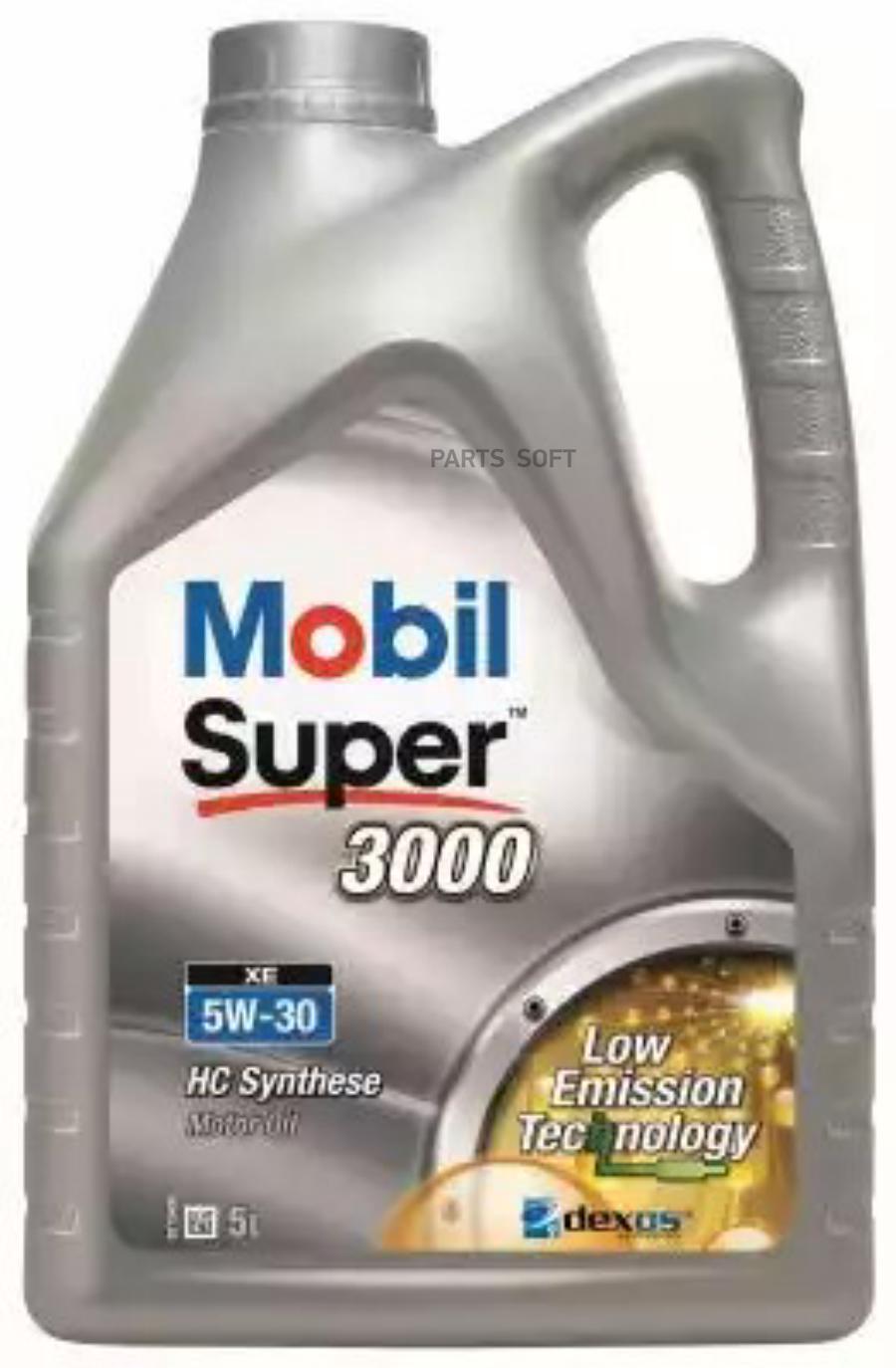 

Моторное масло Mobil синтетическое SUPER 3000 XE 5W30 5л