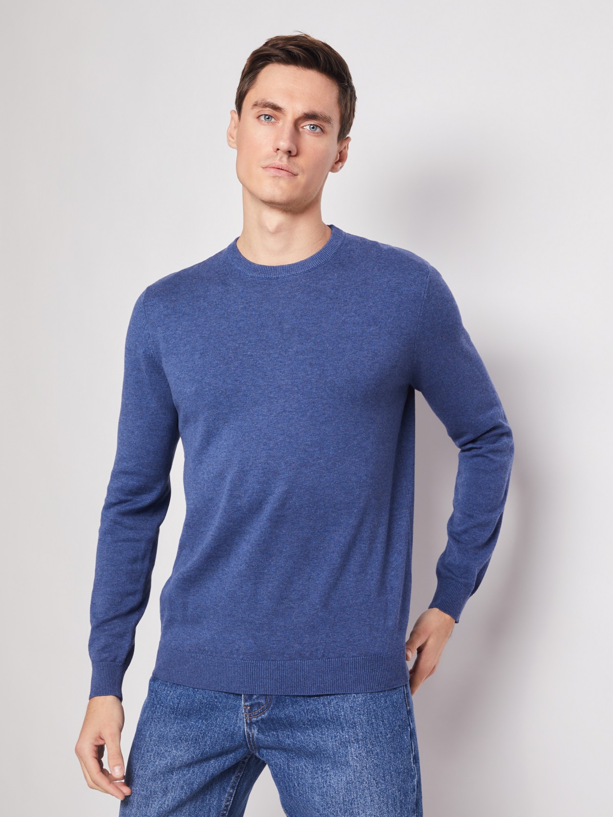 

Джемпер мужской Zolla 012116101032 синий 2XL, 012116101032