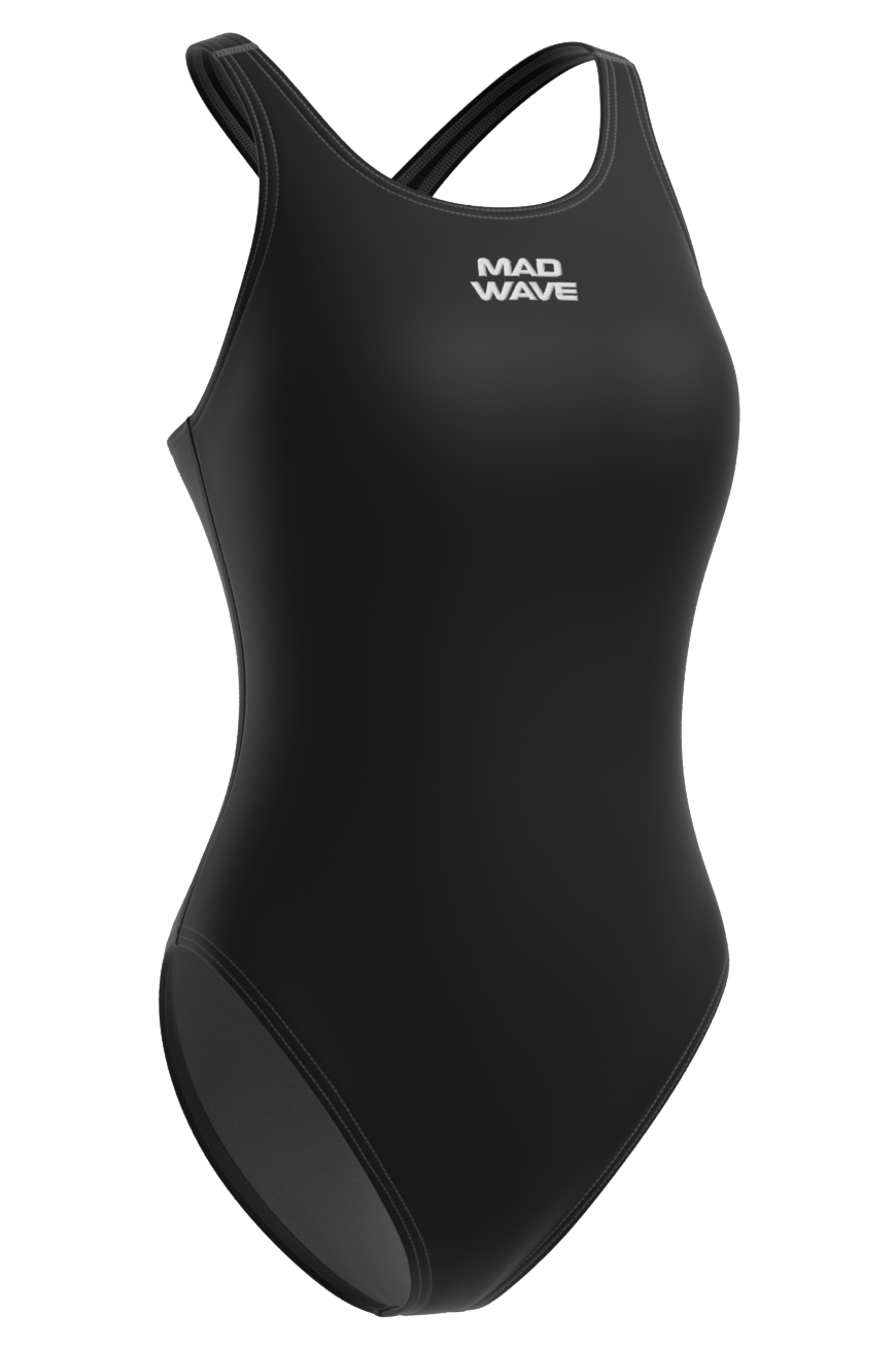 

Купальник слитный женский Mad Wave Afra Anti-Chlor черный XL, Afra Anti-Chlor