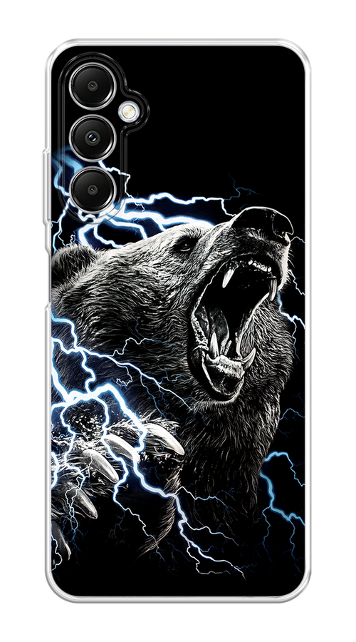 

Чехол на Samsung Galaxy A05s "Гроза и медведь", Черный;серый;серебристый, 2108850-1