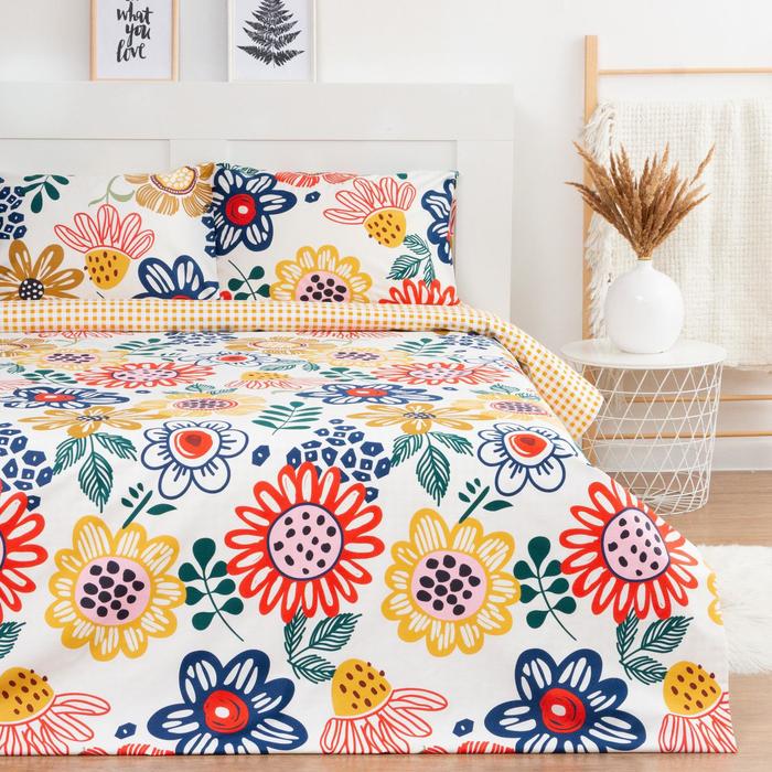 

Постельное белье LoveLife 1,5сп «Summer time» 143*215см,150*225см,50*70см-2шт.