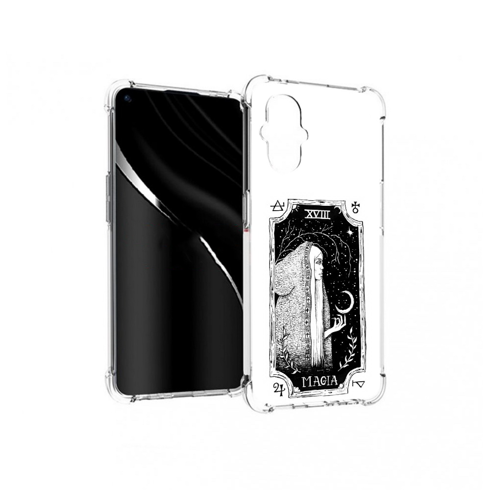 

Чехол MyPads Tocco для OnePlus Nord N20 5G лунная магия (PT227047.135.447), Прозрачный, Tocco