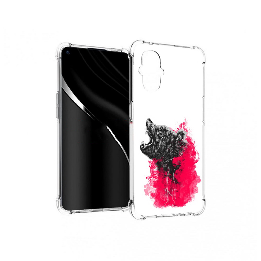 

Чехол MyPads Tocco для OnePlus Nord N20 5G медведь в дымке (PT227047.135.463), Прозрачный, Tocco