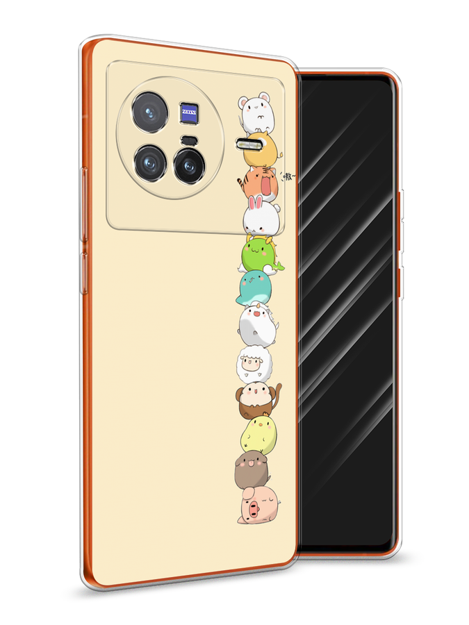 

Чехол Awog на Vivo X80 "Питомцы Чиби", Разноцветный, 266550-2