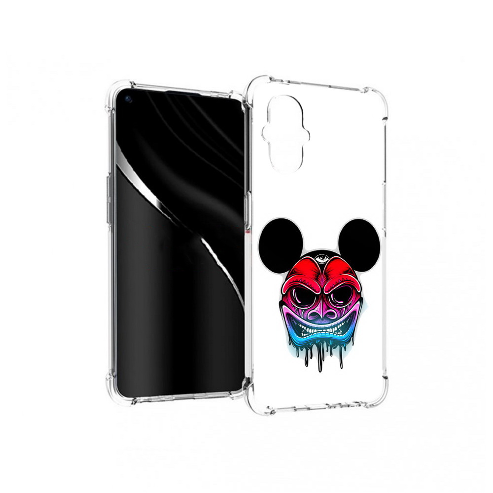 

Чехол MyPads Tocco для OnePlus Nord N20 5G микки в маске (PT227047.135.473), Прозрачный, Tocco