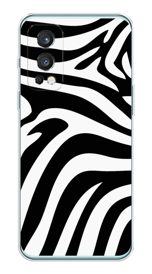 

Чехол на OnePlus Nord 2 5G "Полоски зебры", Черный;белый;бежевый, 151750-1