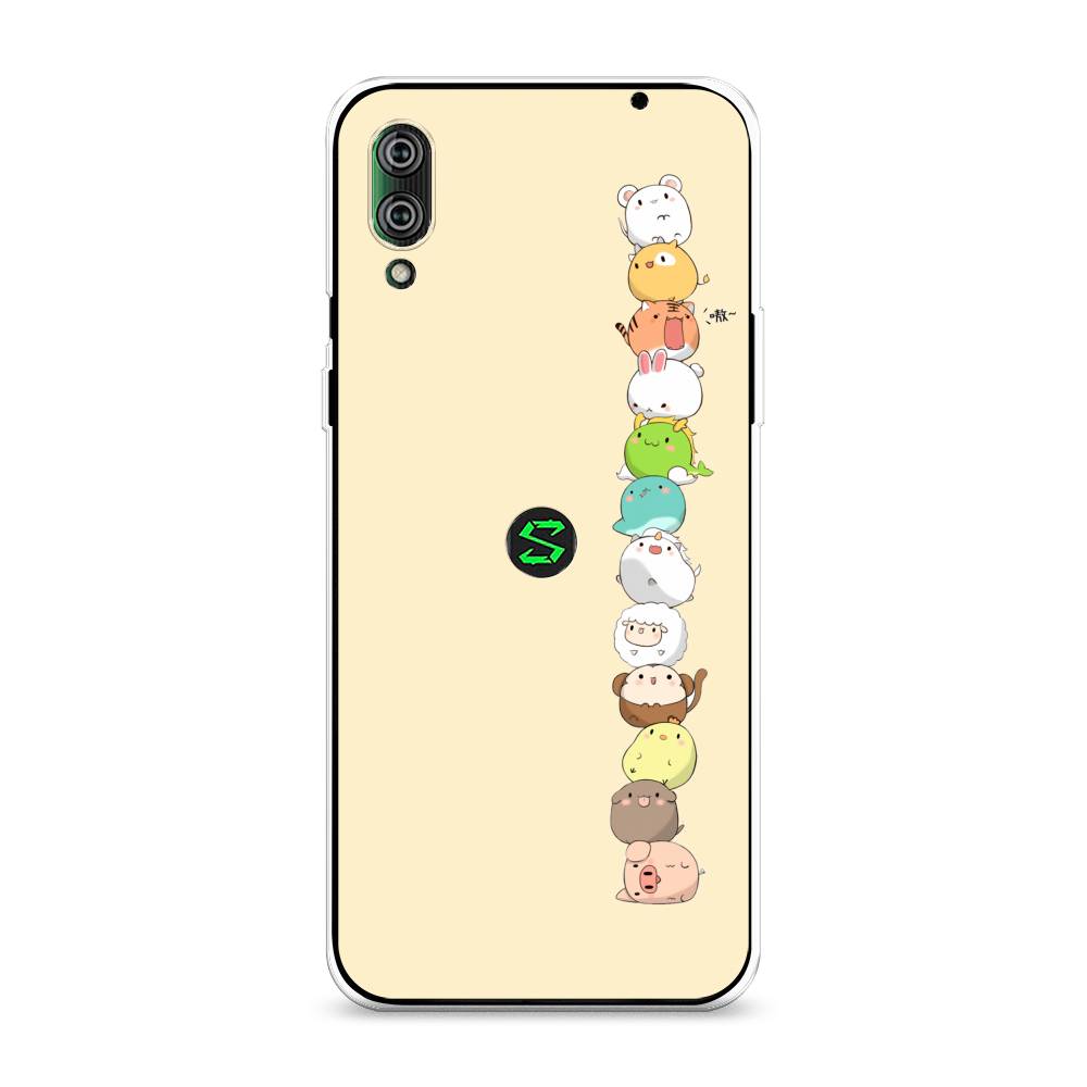 

Чехол Awog на Xiaomi Black Shark 2/2 Pro "Питомцы Чиби", Разноцветный, 36450-2
