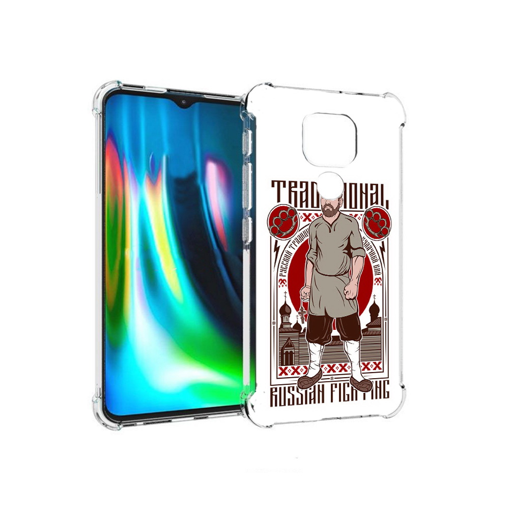 

Чехол MyPads Tocco для Motorola Moto E7 Plus Традициональный мужчина (PT155921.339.173), Прозрачный, Tocco