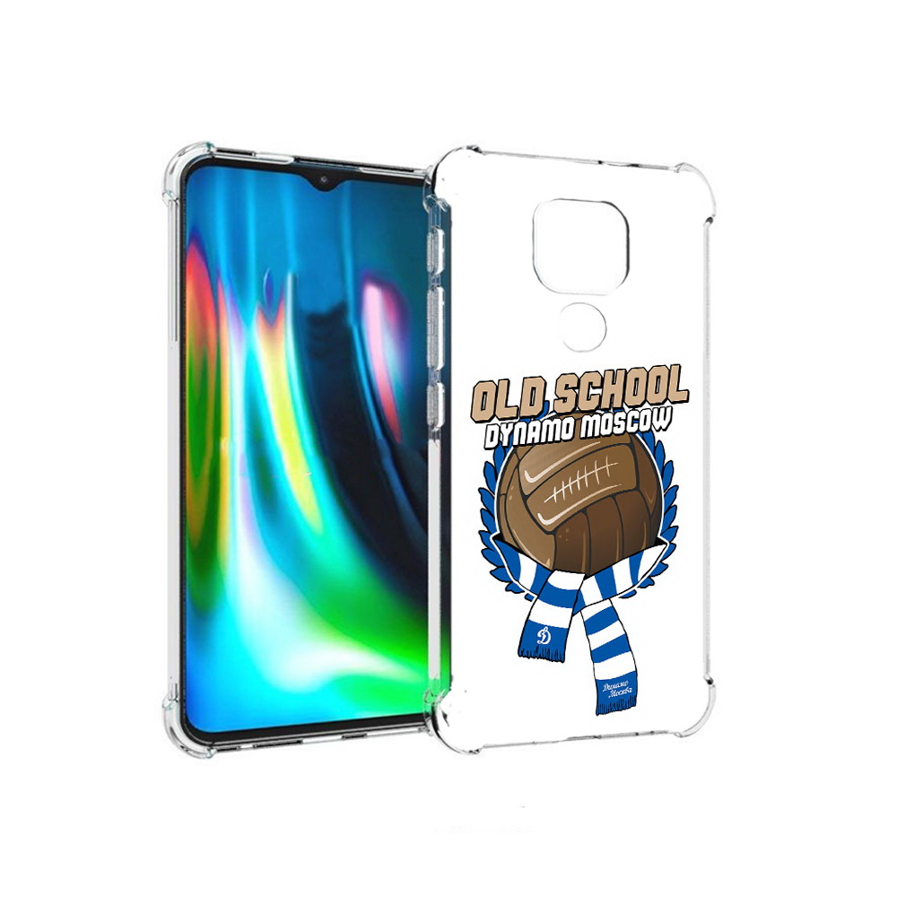 

Чехол MyPads Tocco для Motorola Moto E7 Plus ФК Динамо олд скул (PT155921.339.176), Прозрачный, Tocco