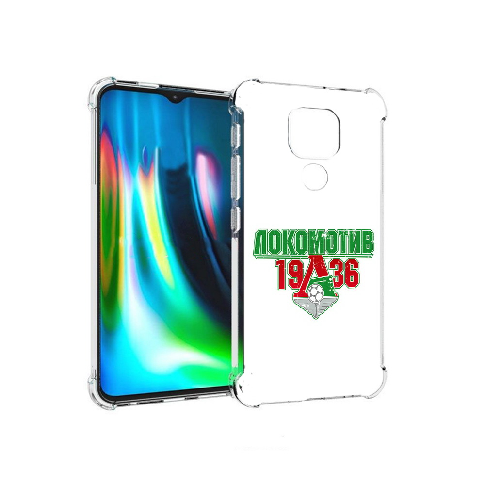 

Чехол MyPads Tocco для Motorola Moto E7 Plus ФК локомотив 1936 (PT155921.339.182), Прозрачный, Tocco