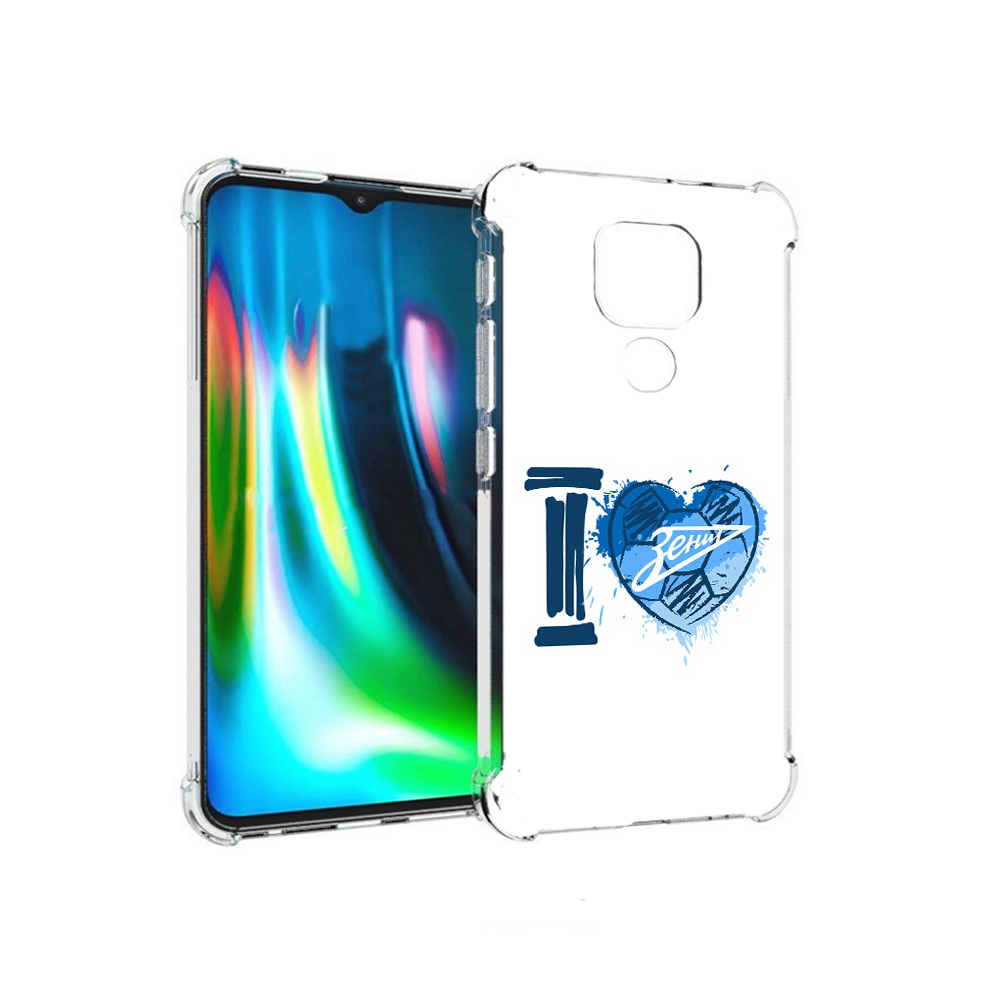

Чехол MyPads Tocco для Motorola Moto E7 Plus ФК я люблю зенит (PT155921.339.186), Прозрачный, Tocco