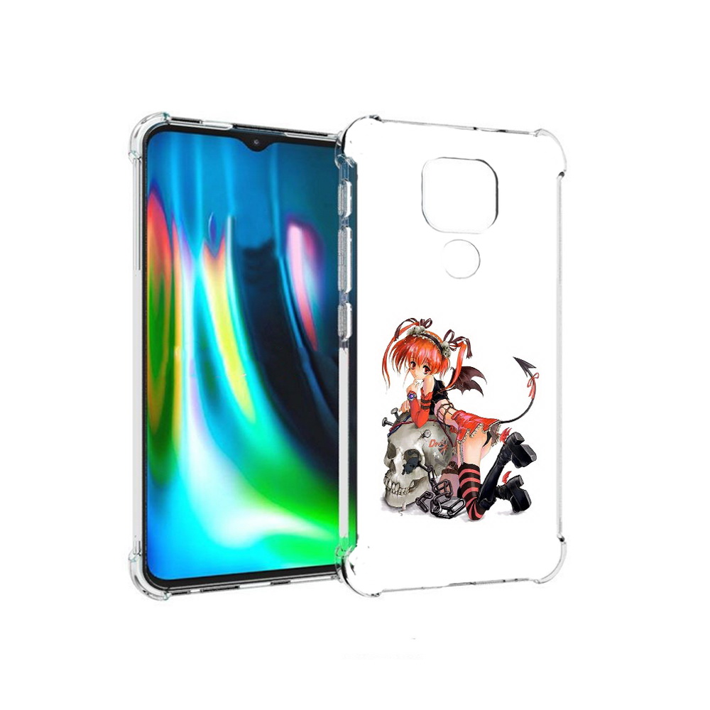 

Чехол MyPads Tocco для Motorola Moto E7 Plus аниме (PT155921.339.221), Прозрачный, Tocco